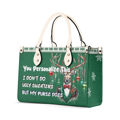 Ugly Holiday Sweater Purse (I Dont Do)