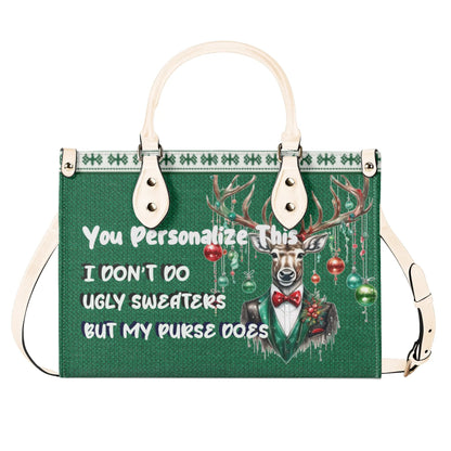 Ugly Holiday Sweater Purse (I Dont Do)