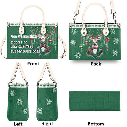 Ugly Holiday Sweater Purse (I Dont Do)