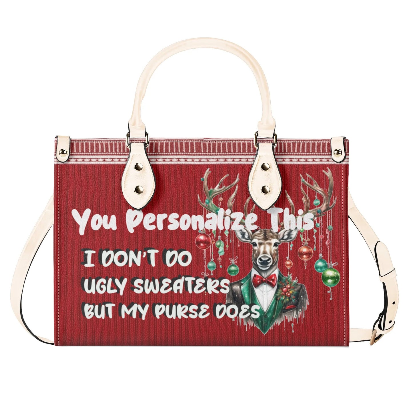 Ugly Holiday Sweater Purse (I Dont Do)