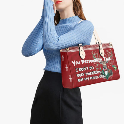 Ugly Holiday Sweater Purse (I Dont Do)