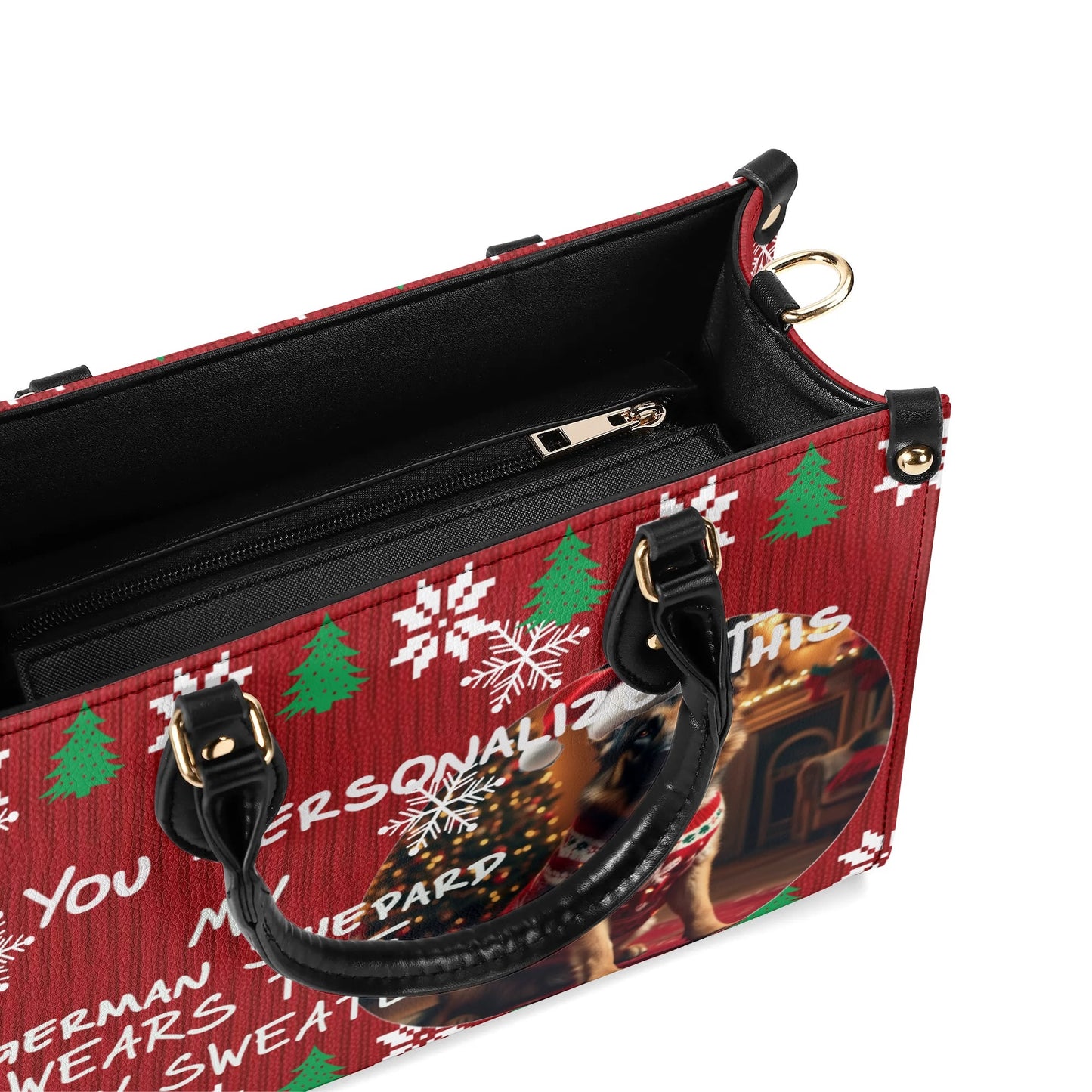 Ugly Holiday Sweater Purse (My German Shepard Wears)