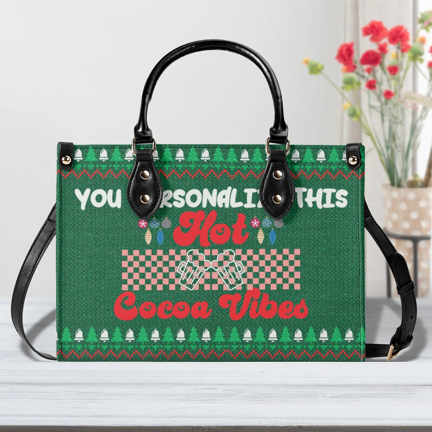 Ugly Holiday Sweater Purse (Cocoa Vibes)