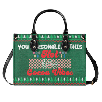 Ugly Holiday Sweater Purse (Cocoa Vibes)