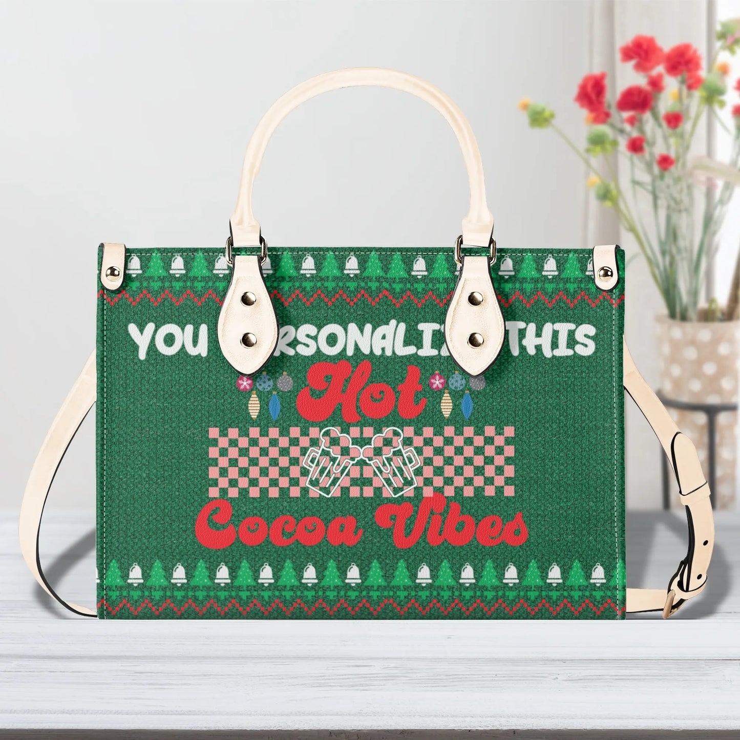 Ugly Holiday Sweater Purse (Cocoa Vibes)