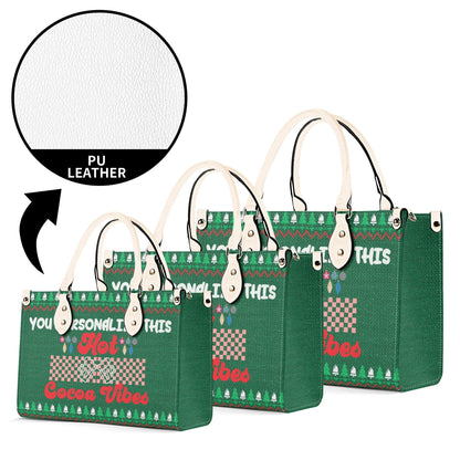 Ugly Holiday Sweater Purse (Cocoa Vibes)