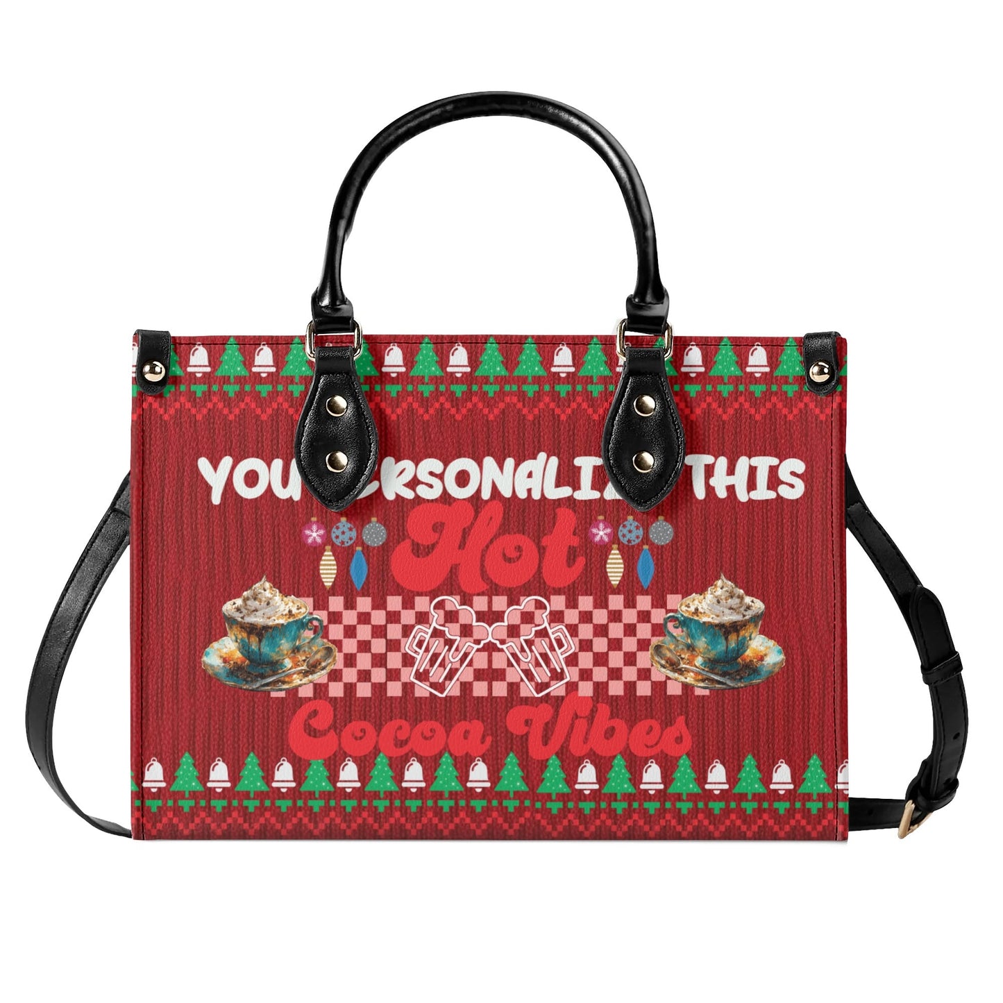 Ugly Holiday Sweater Purse (Cocoa Vibes)