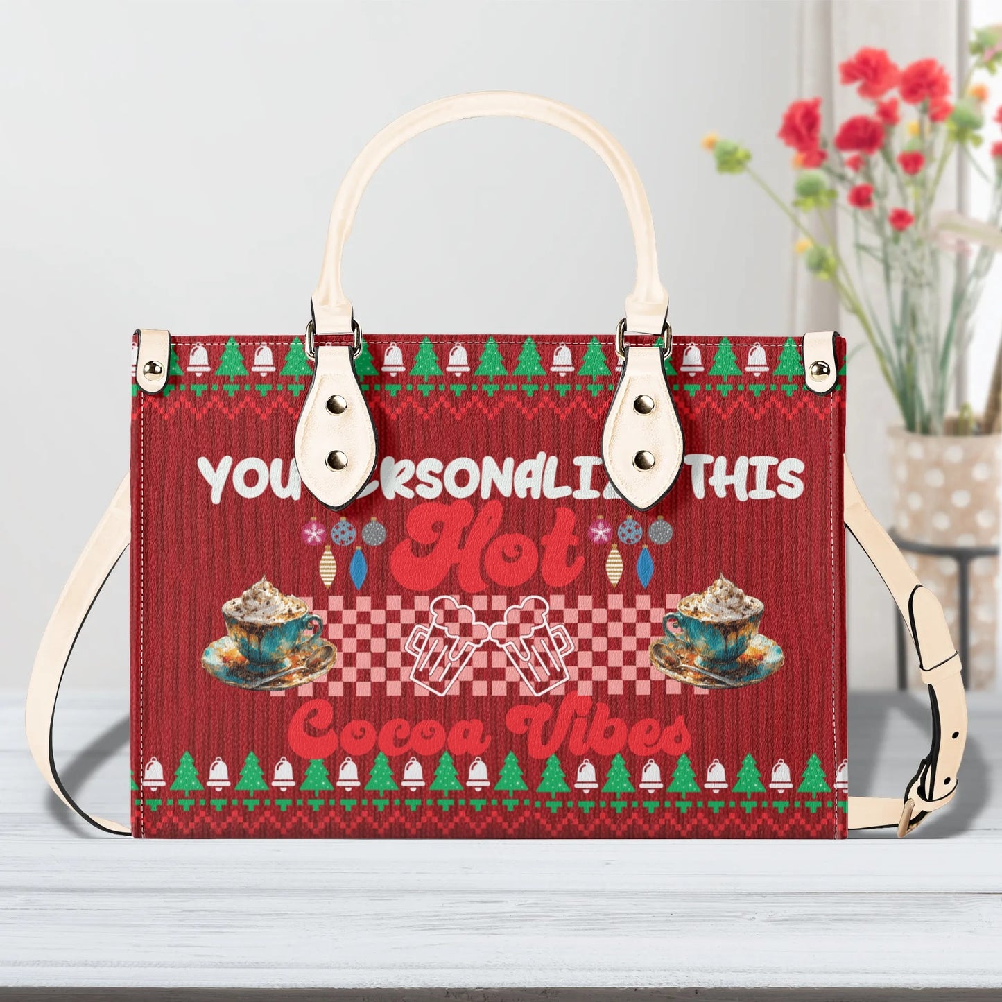 Ugly Holiday Sweater Purse (Cocoa Vibes)