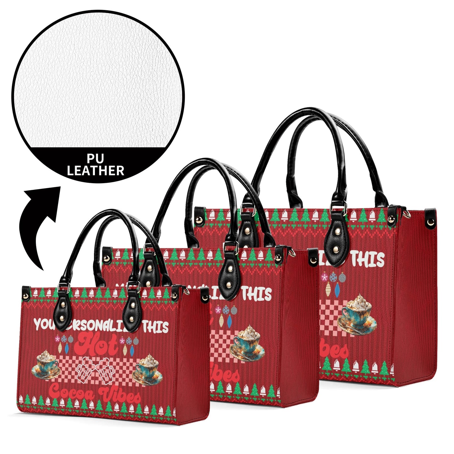 Ugly Holiday Sweater Purse (Cocoa Vibes)