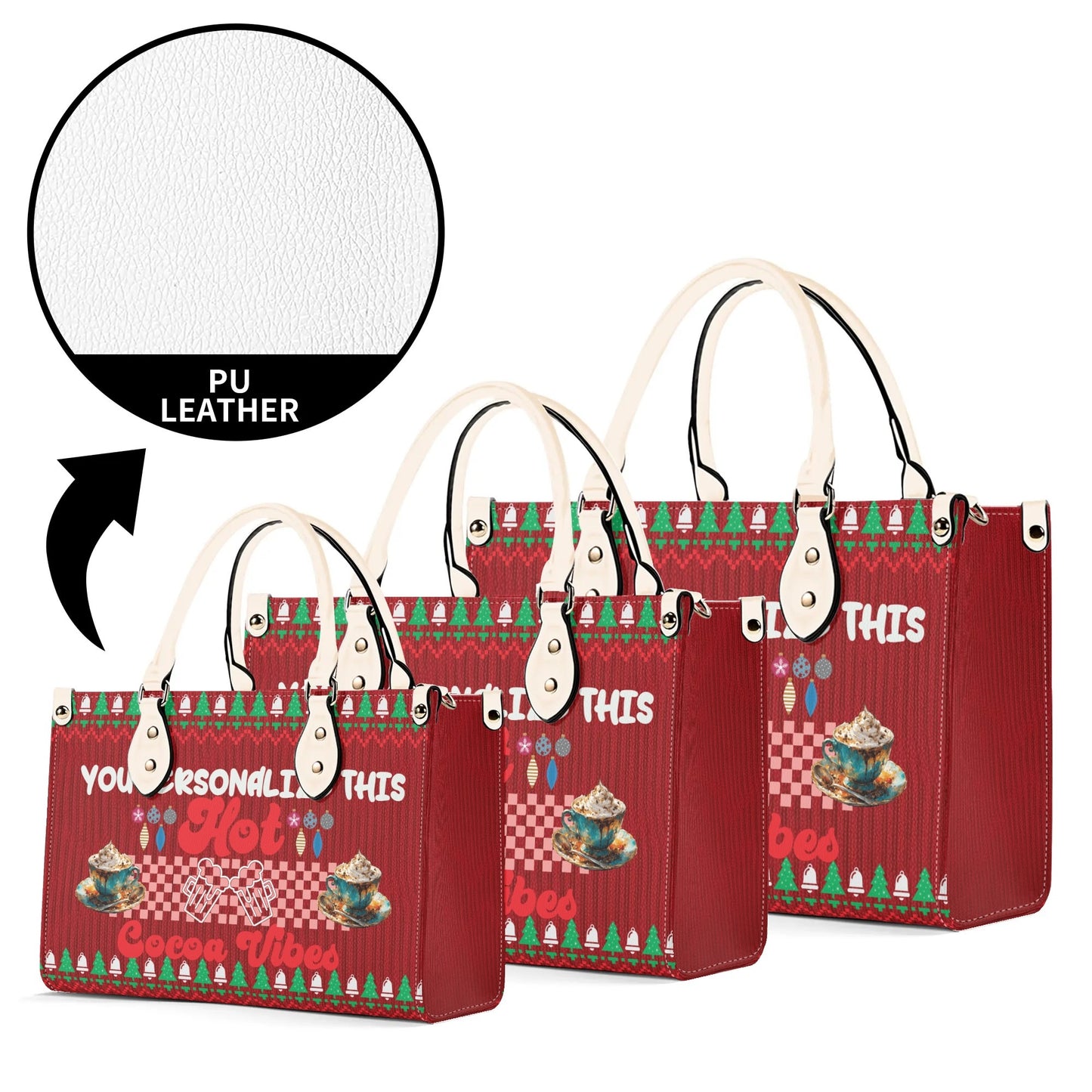 Ugly Holiday Sweater Purse (Cocoa Vibes)