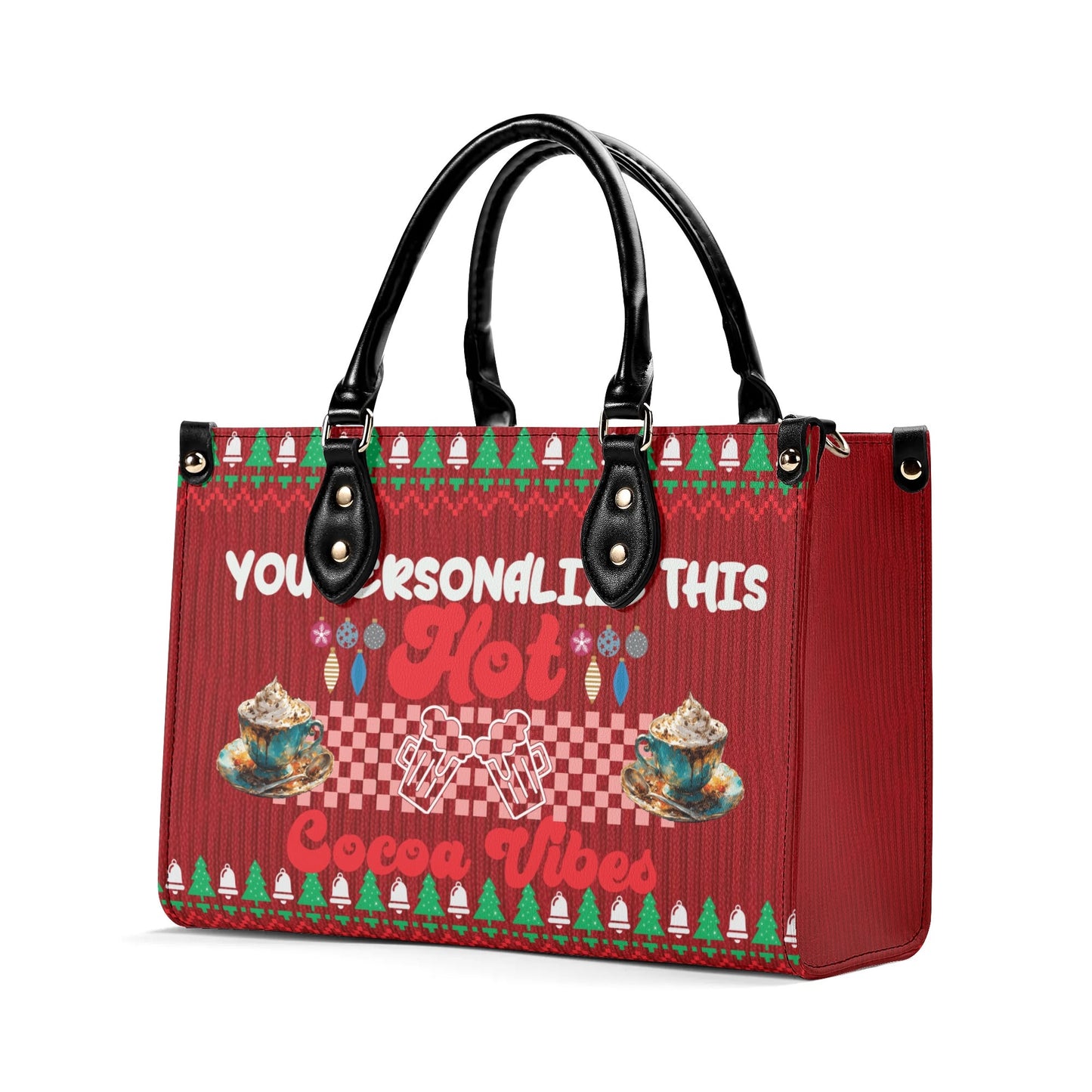 Ugly Holiday Sweater Purse (Cocoa Vibes)