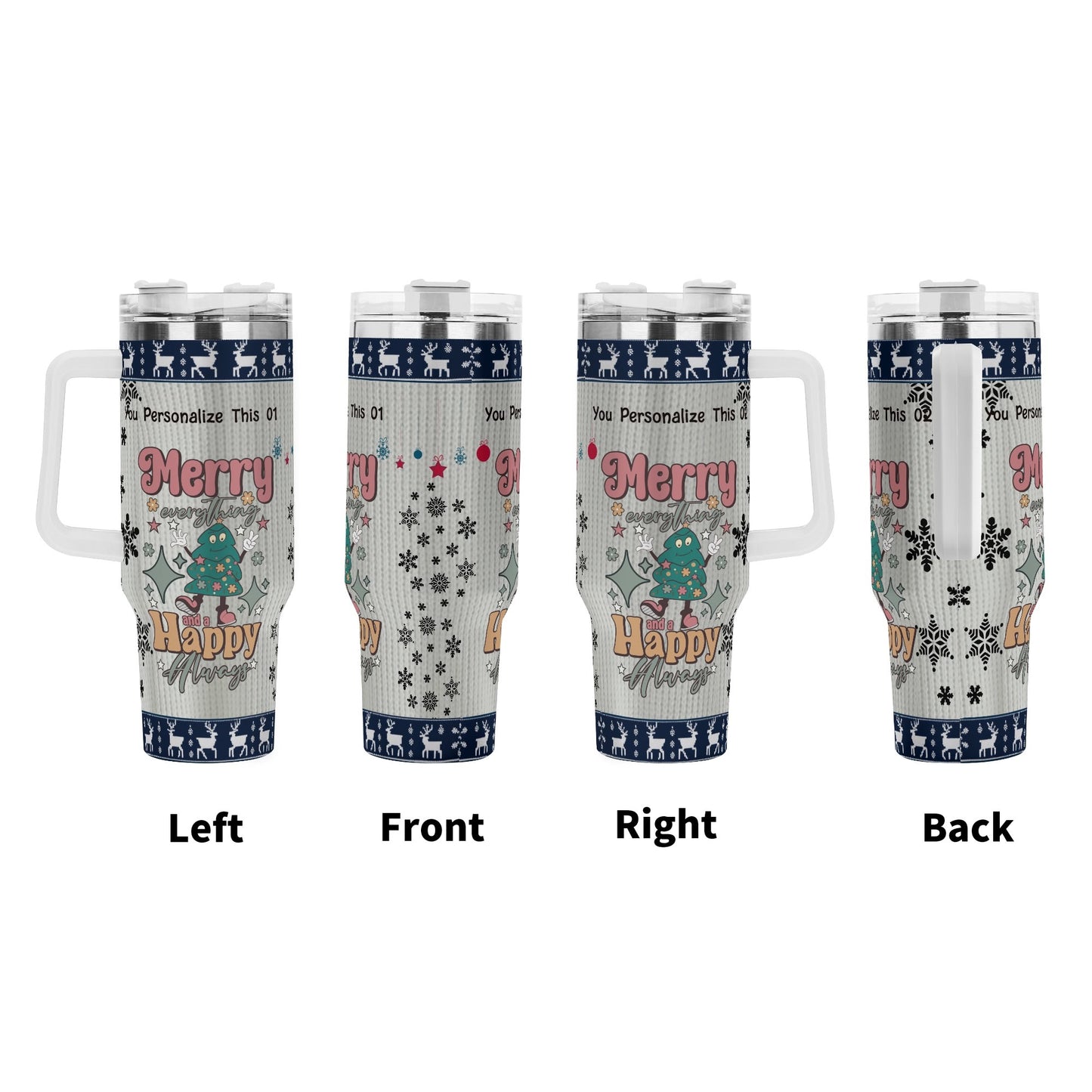 Ugly Holiday Sweater (Merry Everything White Handle)