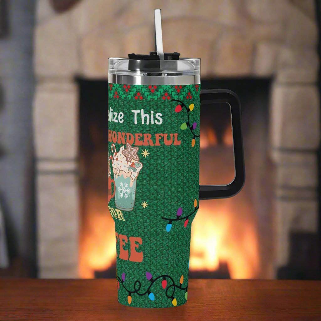 Ugly Holiday Sweater (Time For Coffee Black Handle)