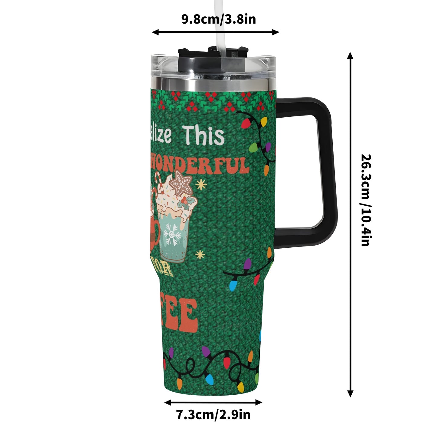 Ugly Holiday Sweater (Time For Coffee Black Handle)